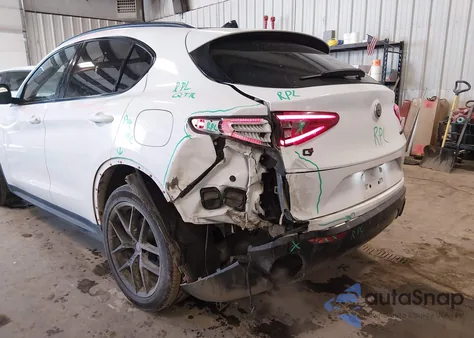 2019 Alfa Romeo Stelvio Ti Sport Awd from USA, damaged, VIN ZASPAKBN3K7C37244